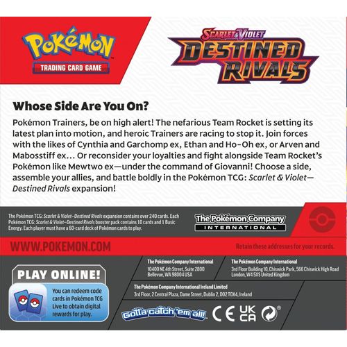 Pokémon TCG: Destined Rivals Booster Box