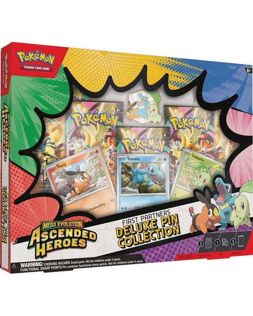 Pokémon TCG: Ascended Heroes First Partners Pin Collection