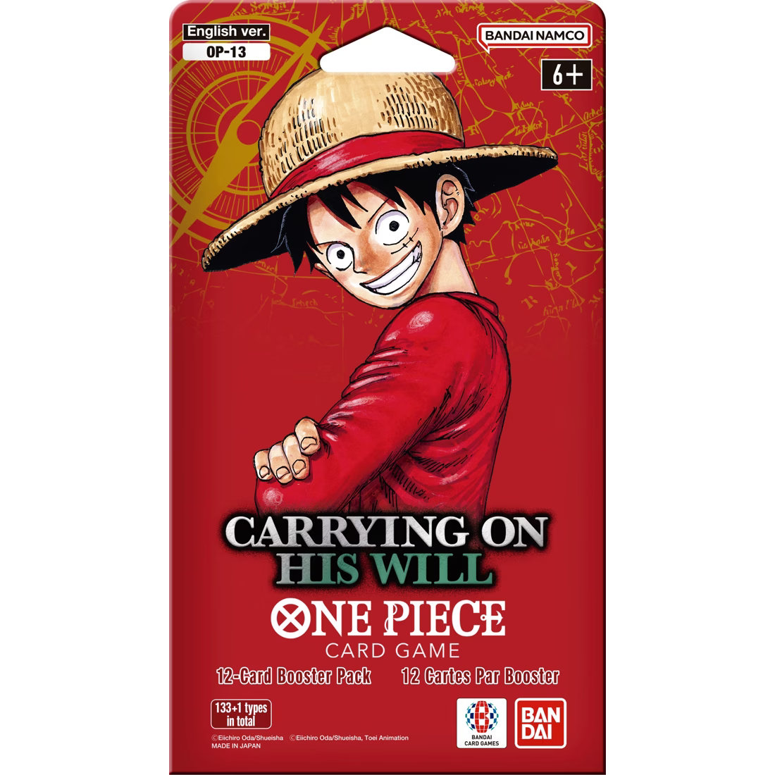 One Piece Card Game: Carrying On His Will Booster Pack OP-13