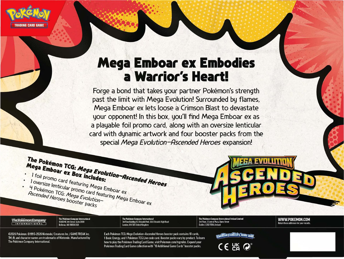 Pokémon TCG: Ascended Heroes ex Box