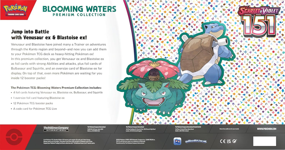 Pokémon TCG: 151 Blooming Waters Premium Collection