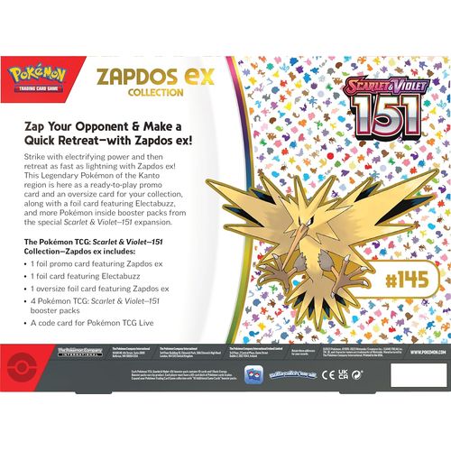 Pokémon TCG: 151 Zapdos ex Collection