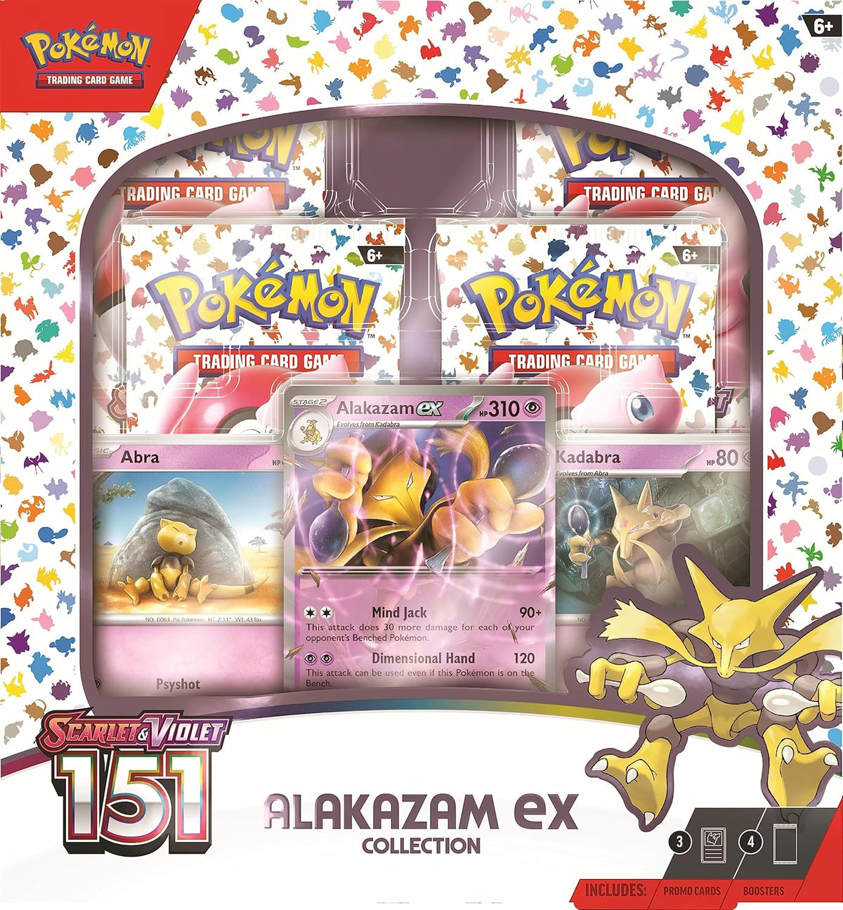 Pokémon TCG: 151 Alakazam ex Collection Box