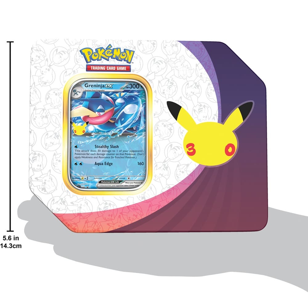 Pokémon TCG: 30th Celebration Booster Tin (5 Packs) pre-order