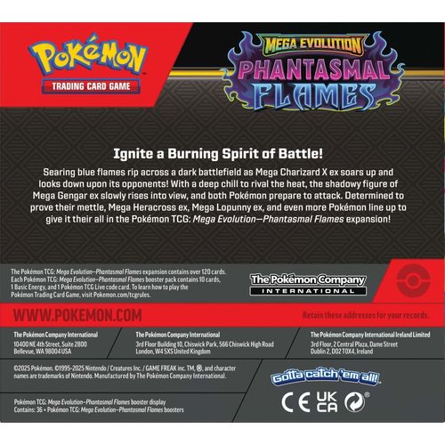 Pokémon TCG: Phantasmal Flames Booster Box