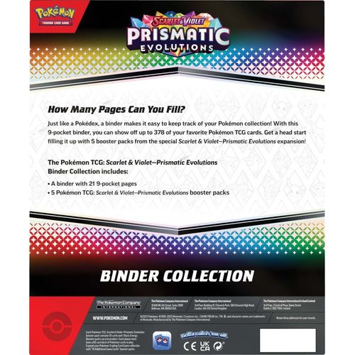 Pokémon TCG: Prismatic Evolutions Binder Collection