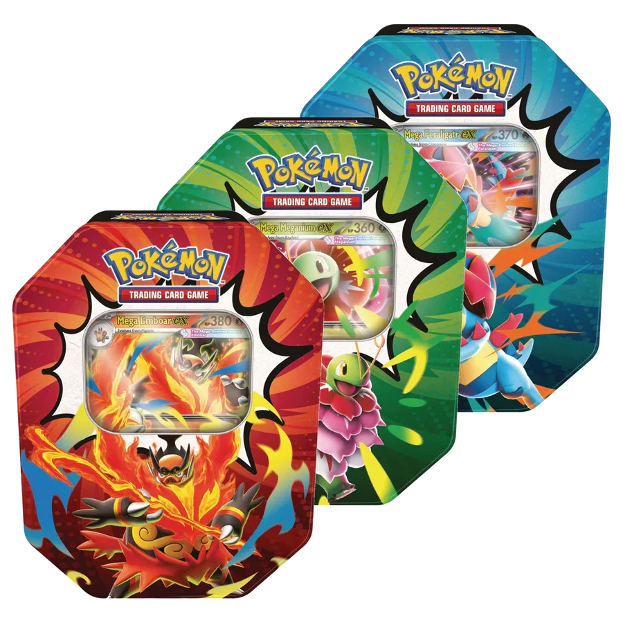 Pokémon TCG: Mega Evolution Ascended Heroes Mega ex Tin