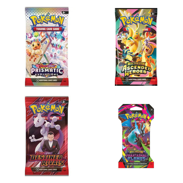 Pokémon TCG: 4-Set Booster Pack Sampler