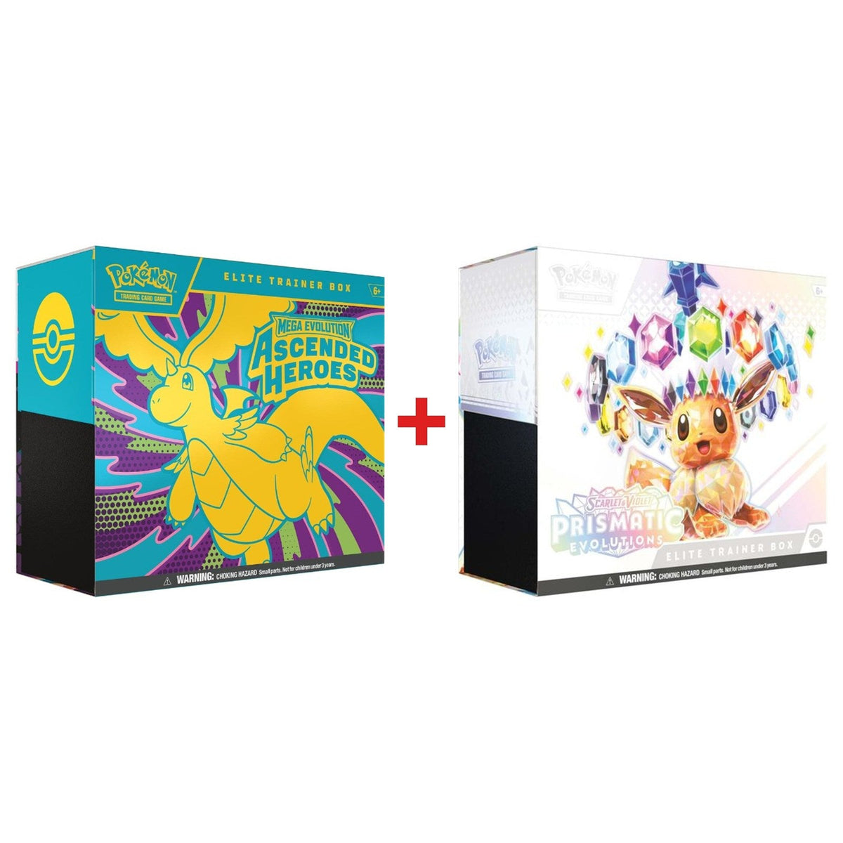 Pokémon TCG: Ascended Heroes + Prismatic Evolutions ETB Bundle