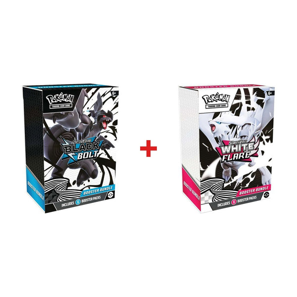 Pokémon TCG: Black Bolt + White Flare Booster Bundle Duo