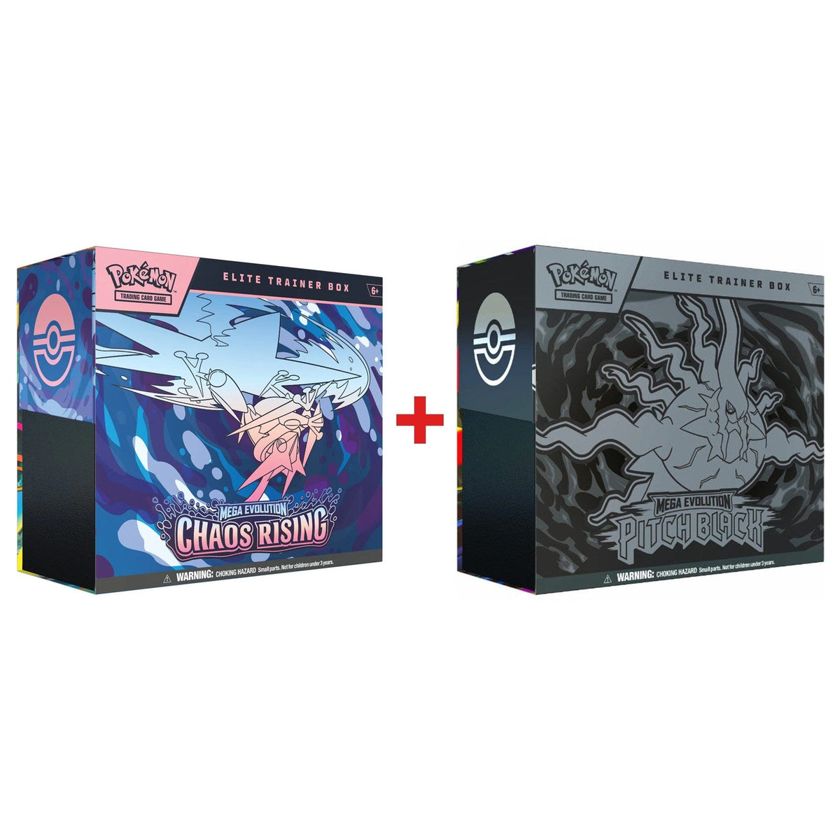 Pokémon TCG: Chaos Rising + Pitch Black ETB Bundle