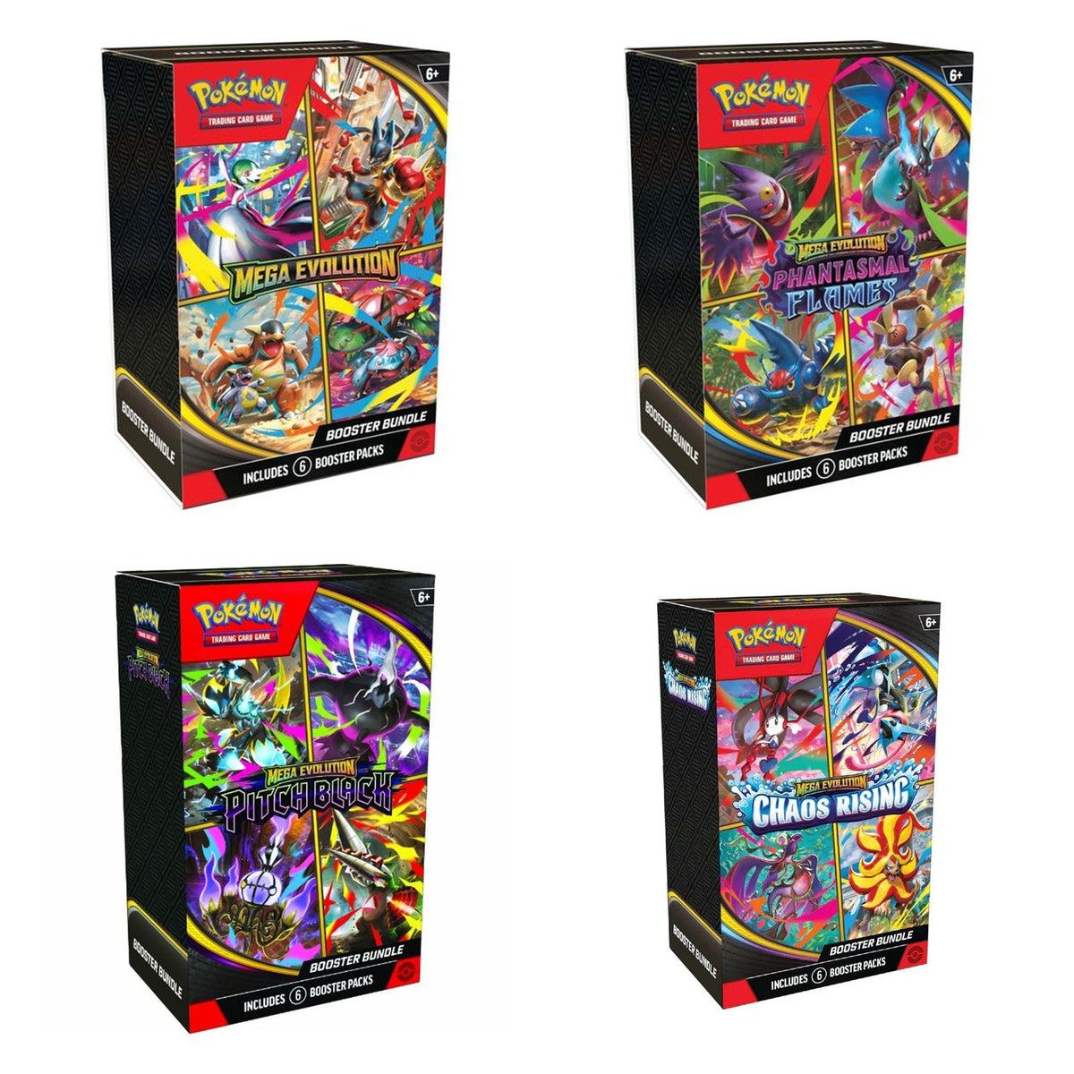 Pokémon TCG: Mega Era Booster Bundle Stack (4 Bundles)