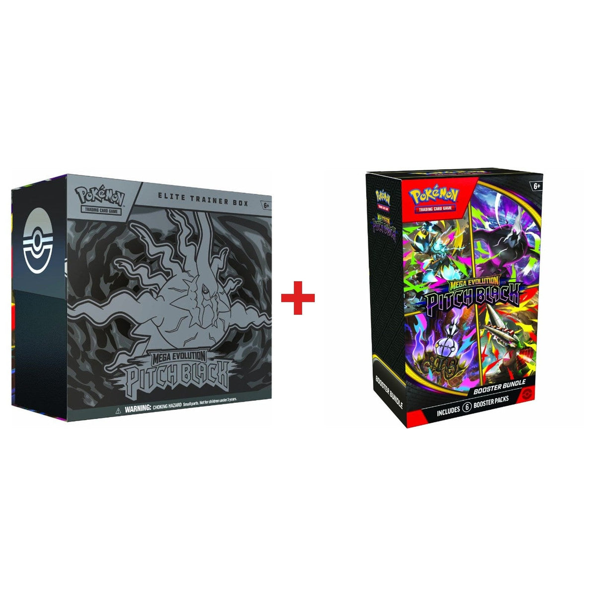 Pokémon TCG: Pitch Black ETB + Booster Bundle Rip Kit