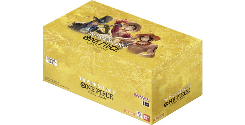 One Piece Card Game: Tin Pack Vol. 2 Display Case
