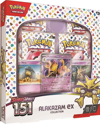 Pokémon TCG: 151 Alakazam ex Collection Box