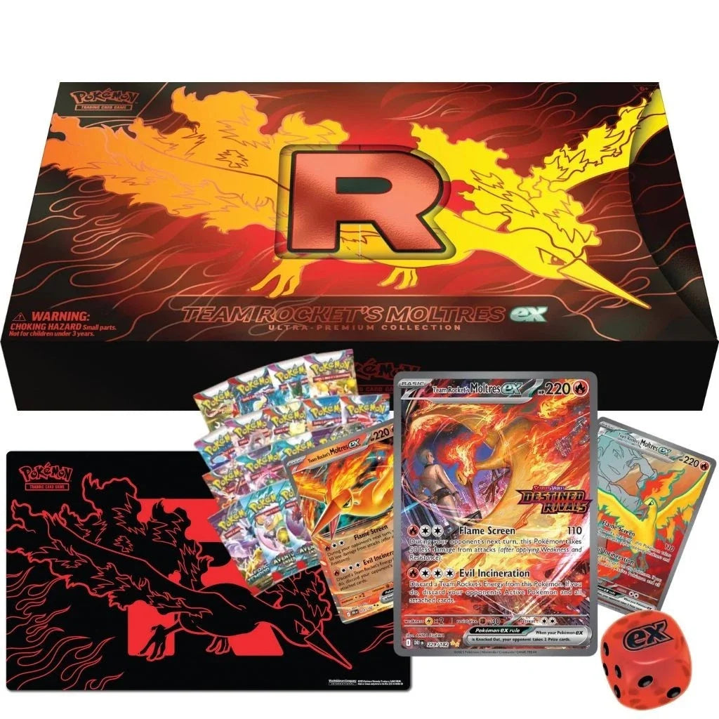 Pokémon TCG: Team Rocket's Moltres ex Ultra Premium Collection